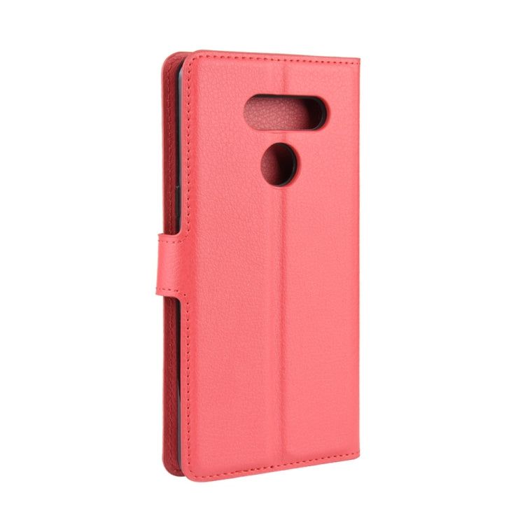 For LG K50S Litchi Texture Horizontal Flip Protective Case with Holder & Card Slots & Wallet