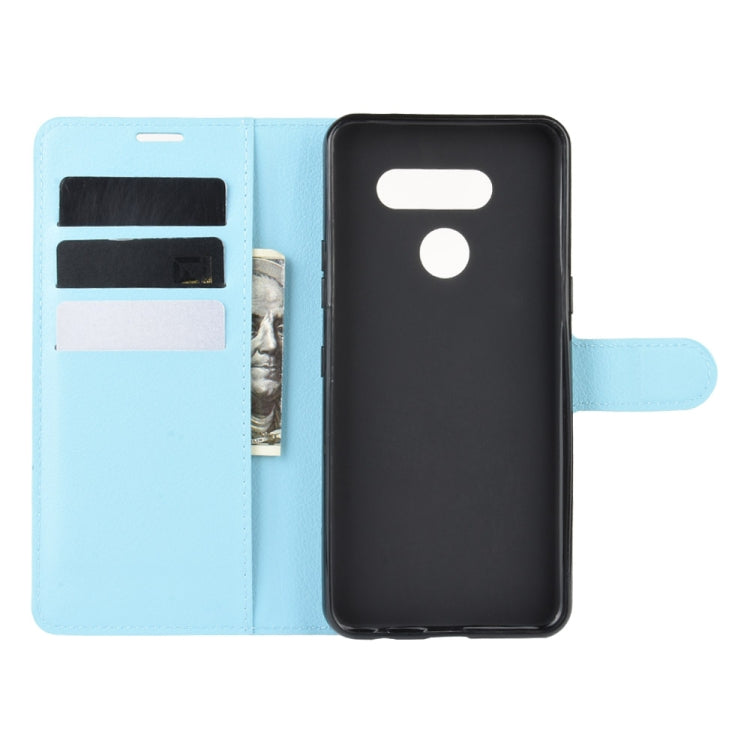 For LG K50S Litchi Texture Horizontal Flip Protective Case with Holder & Card Slots & Wallet