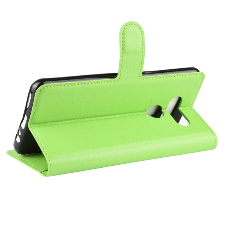 For LG K50S Litchi Texture Horizontal Flip Protective Case with Holder & Card Slots & Wallet