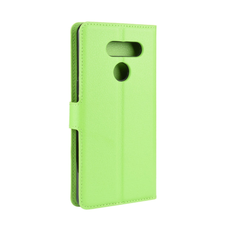 For LG K50S Litchi Texture Horizontal Flip Protective Case with Holder & Card Slots & Wallet