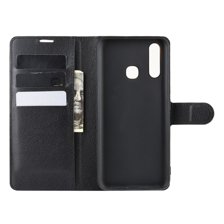 For VIVO U3/Y5s/Y19 Litchi Texture Horizontal Flip Protective Case with Holder & Card Slots & Wallet