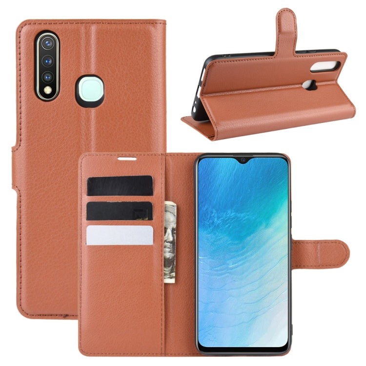 For VIVO U3/Y5s/Y19 Litchi Texture Horizontal Flip Protective Case with Holder & Card Slots & Wallet