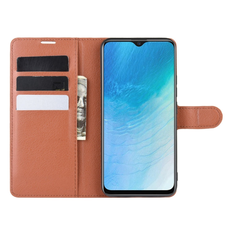 For VIVO U3/Y5s/Y19 Litchi Texture Horizontal Flip Protective Case with Holder & Card Slots & Wallet