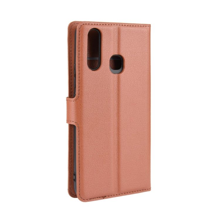 For VIVO U3/Y5s/Y19 Litchi Texture Horizontal Flip Protective Case with Holder & Card Slots & Wallet