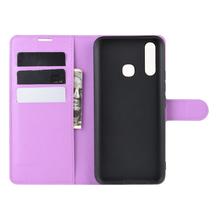 For VIVO U3/Y5s/Y19 Litchi Texture Horizontal Flip Protective Case with Holder & Card Slots & Wallet