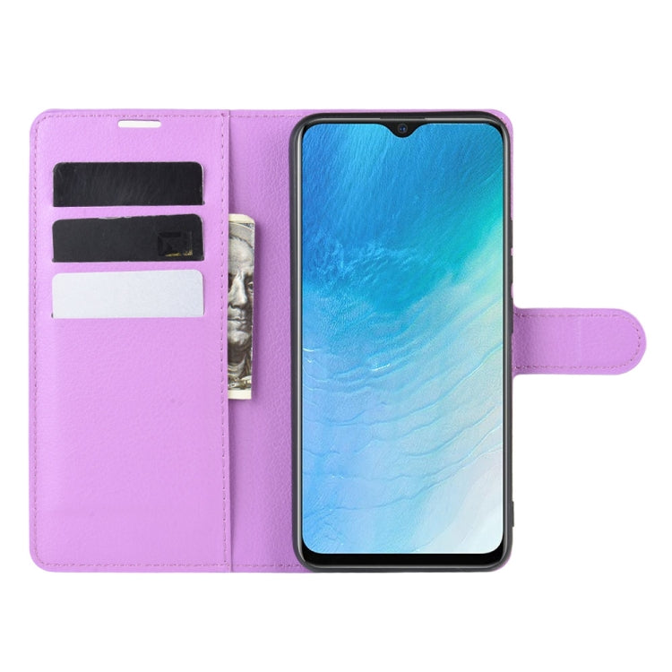 For VIVO U3/Y5s/Y19 Litchi Texture Horizontal Flip Protective Case with Holder & Card Slots & Wallet