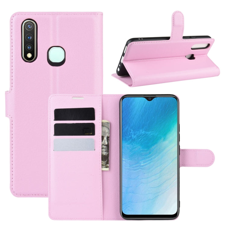 For VIVO U3/Y5s/Y19 Litchi Texture Horizontal Flip Protective Case with Holder & Card Slots & Wallet