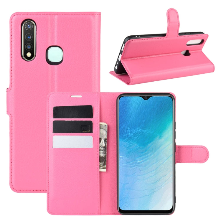 For VIVO U3/Y5s/Y19 Litchi Texture Horizontal Flip Protective Case with Holder & Card Slots & Wallet