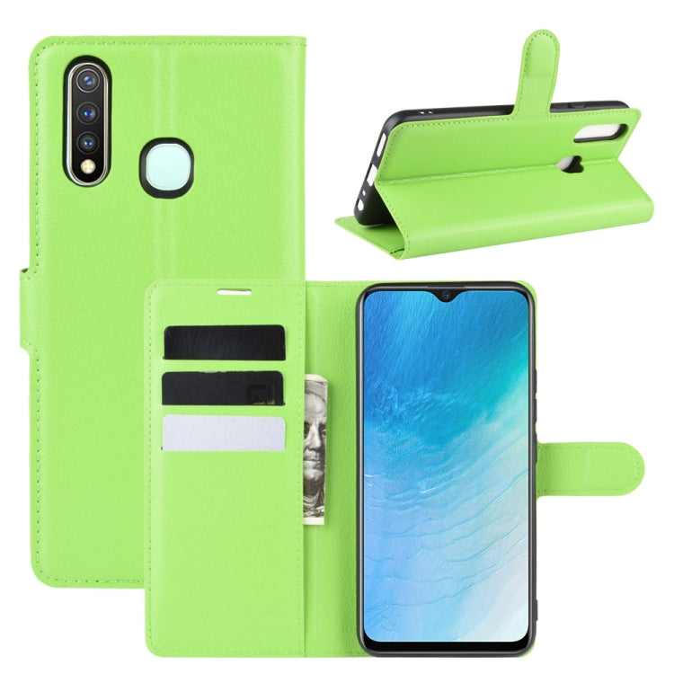 For VIVO U3/Y5s/Y19 Litchi Texture Horizontal Flip Protective Case with Holder & Card Slots & Wallet