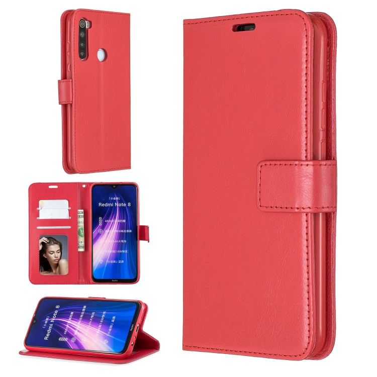 For Xiaomi Redmi Note 8 Crazy Horse Texture Horizontal Flip Leather Case with Holder & Card Slots & Wallet & Photo Frame
