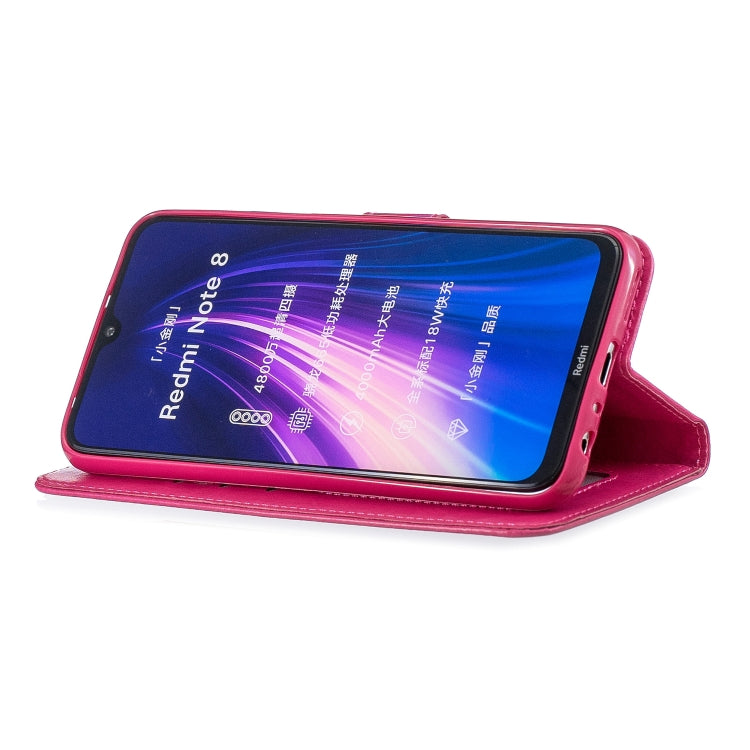 For Xiaomi Redmi Note 8 Crazy Horse Texture Horizontal Flip Leather Case with Holder & Card Slots & Wallet & Photo Frame