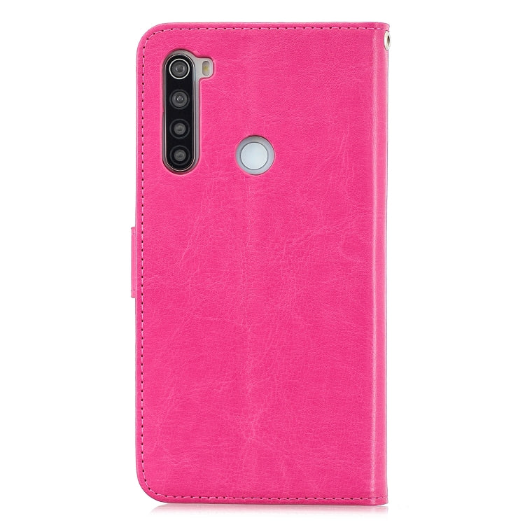 For Xiaomi Redmi Note 8 Crazy Horse Texture Horizontal Flip Leather Case with Holder & Card Slots & Wallet & Photo Frame
