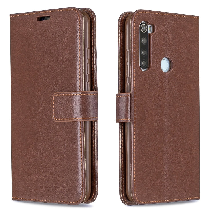 For Xiaomi Redmi Note 8 Crazy Horse Texture Horizontal Flip Leather Case with Holder & Card Slots & Wallet & Photo Frame
