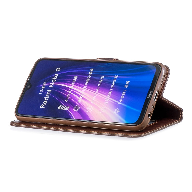 For Xiaomi Redmi Note 8 Crazy Horse Texture Horizontal Flip Leather Case with Holder & Card Slots & Wallet & Photo Frame