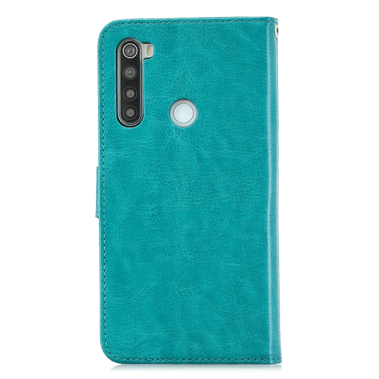 For Xiaomi Redmi Note 8 Crazy Horse Texture Horizontal Flip Leather Case with Holder & Card Slots & Wallet & Photo Frame