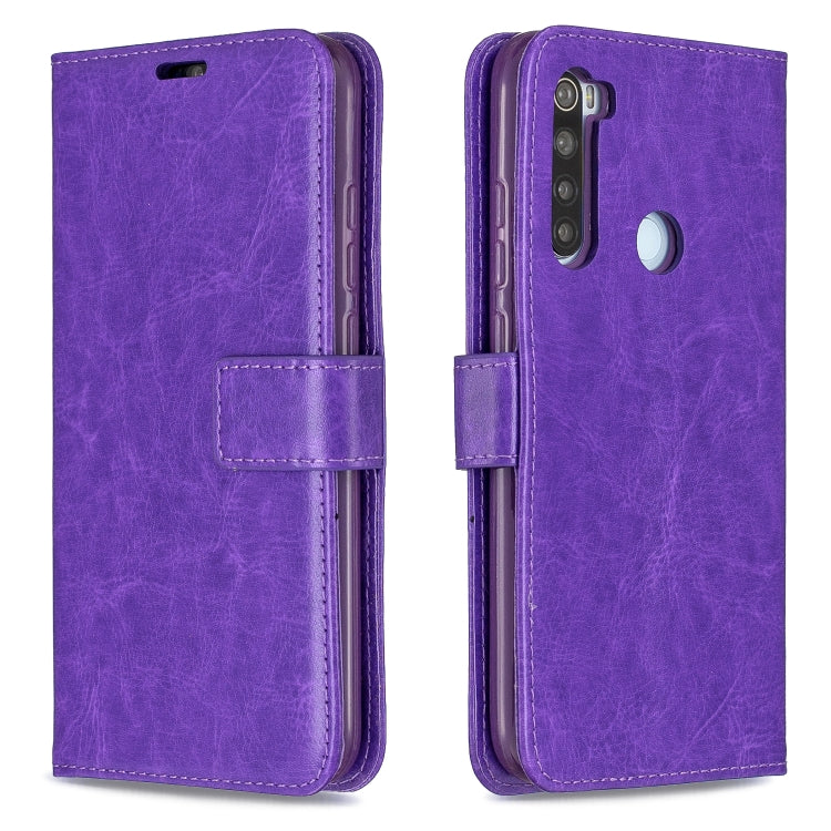 For Xiaomi Redmi Note 8 Crazy Horse Texture Horizontal Flip Leather Case with Holder & Card Slots & Wallet & Photo Frame