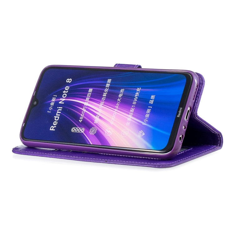 For Xiaomi Redmi Note 8 Crazy Horse Texture Horizontal Flip Leather Case with Holder & Card Slots & Wallet & Photo Frame