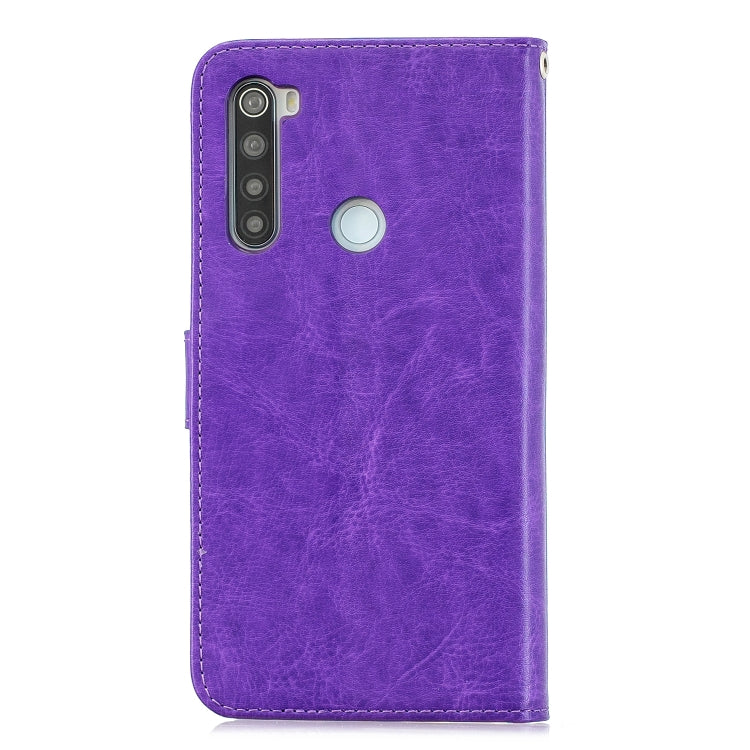 For Xiaomi Redmi Note 8 Crazy Horse Texture Horizontal Flip Leather Case with Holder & Card Slots & Wallet & Photo Frame