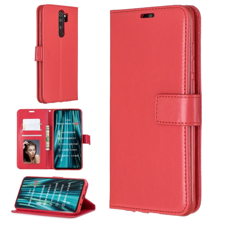 For Xiaomi Redmi Note 8 Pro Crazy Horse Texture Horizontal Flip Leather Case with Holder & Card Slots & Wallet & Photo Frame