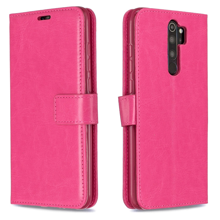 For Xiaomi Redmi Note 8 Pro Crazy Horse Texture Horizontal Flip Leather Case with Holder & Card Slots & Wallet & Photo Frame