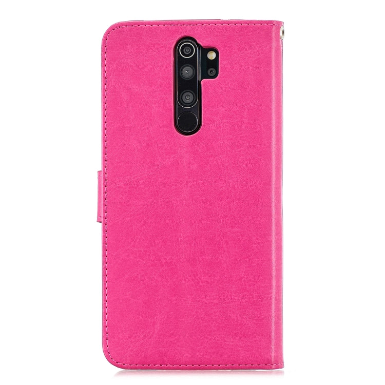 For Xiaomi Redmi Note 8 Pro Crazy Horse Texture Horizontal Flip Leather Case with Holder & Card Slots & Wallet & Photo Frame