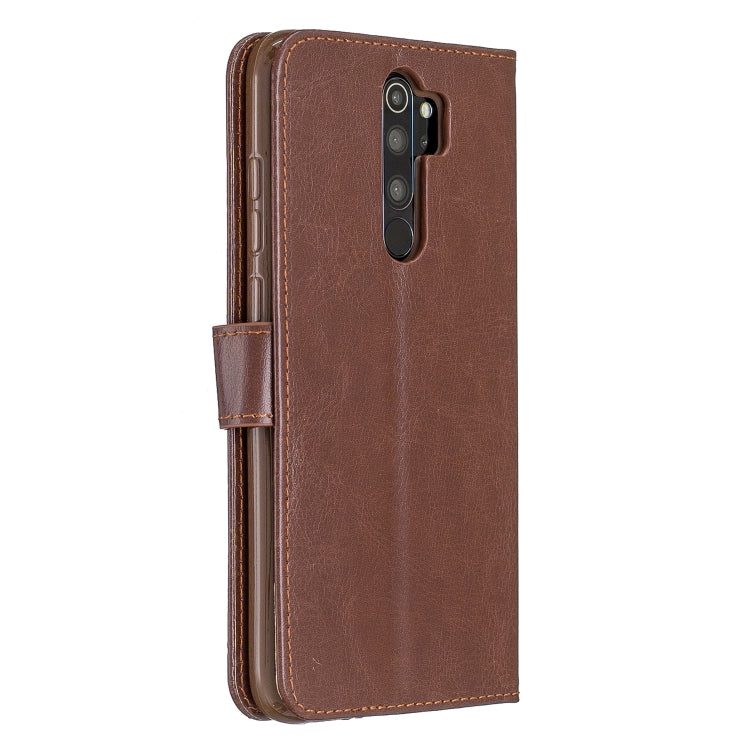 For Xiaomi Redmi Note 8 Pro Crazy Horse Texture Horizontal Flip Leather Case with Holder & Card Slots & Wallet & Photo Frame
