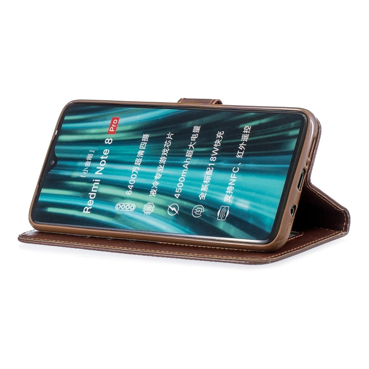 For Xiaomi Redmi Note 8 Pro Crazy Horse Texture Horizontal Flip Leather Case with Holder & Card Slots & Wallet & Photo Frame