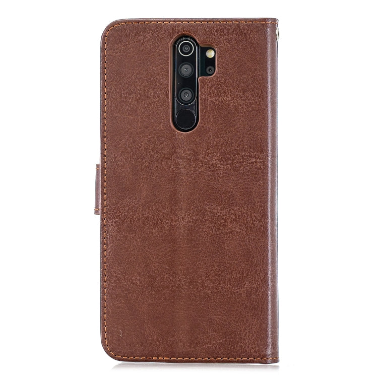 For Xiaomi Redmi Note 8 Pro Crazy Horse Texture Horizontal Flip Leather Case with Holder & Card Slots & Wallet & Photo Frame