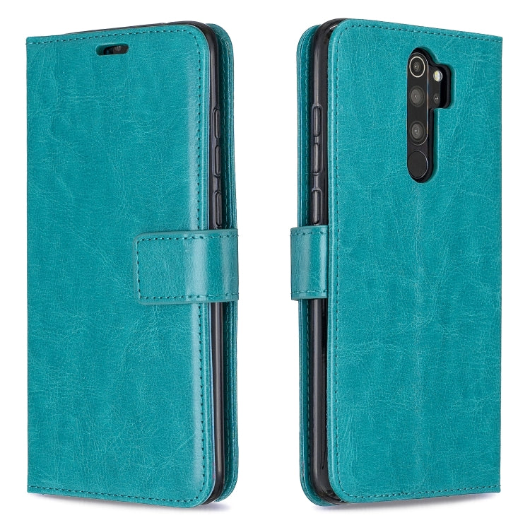 For Xiaomi Redmi Note 8 Pro Crazy Horse Texture Horizontal Flip Leather Case with Holder & Card Slots & Wallet & Photo Frame