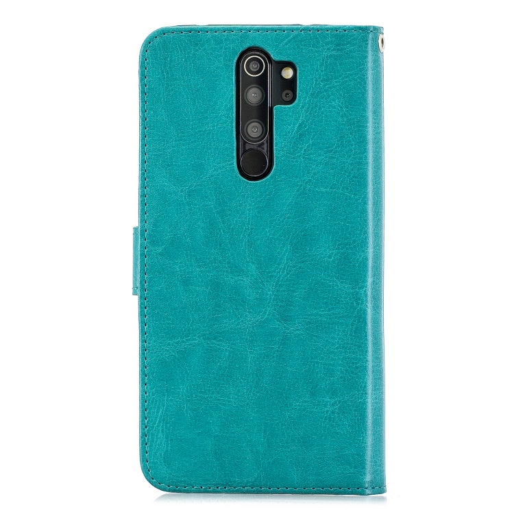For Xiaomi Redmi Note 8 Pro Crazy Horse Texture Horizontal Flip Leather Case with Holder & Card Slots & Wallet & Photo Frame