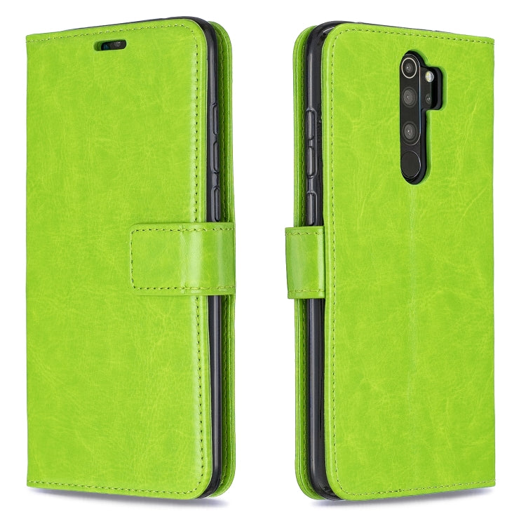 For Xiaomi Redmi Note 8 Pro Crazy Horse Texture Horizontal Flip Leather Case with Holder & Card Slots & Wallet & Photo Frame
