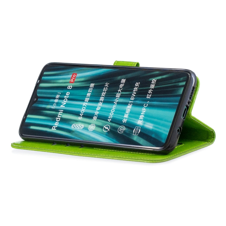 For Xiaomi Redmi Note 8 Pro Crazy Horse Texture Horizontal Flip Leather Case with Holder & Card Slots & Wallet & Photo Frame