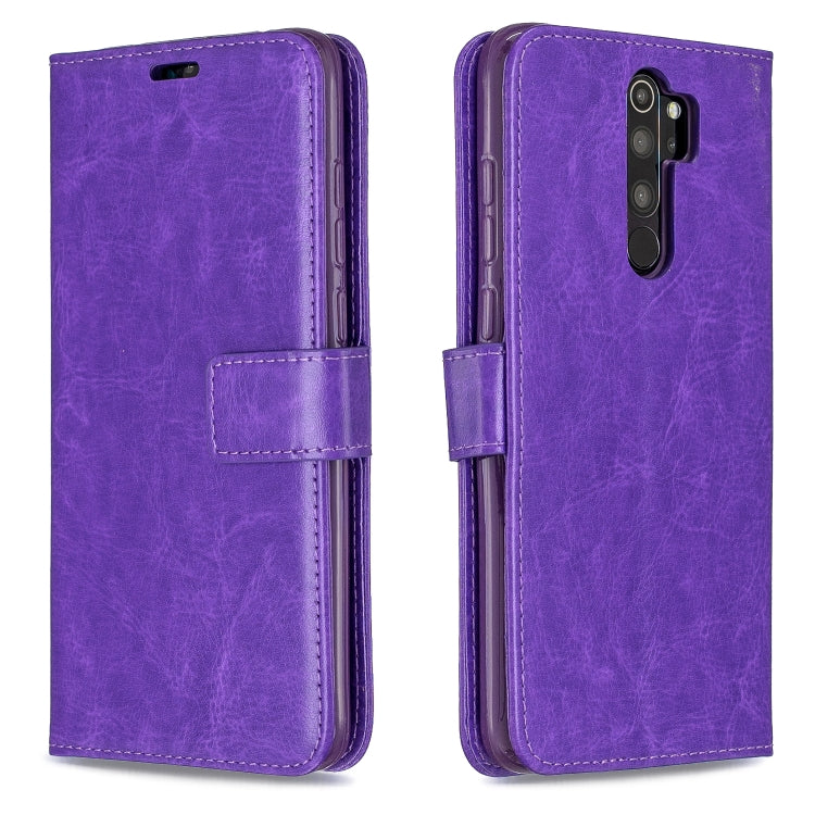 For Xiaomi Redmi Note 8 Pro Crazy Horse Texture Horizontal Flip Leather Case with Holder & Card Slots & Wallet & Photo Frame