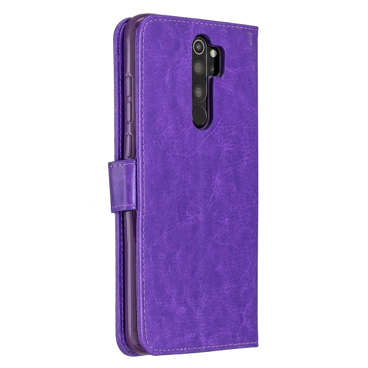 For Xiaomi Redmi Note 8 Pro Crazy Horse Texture Horizontal Flip Leather Case with Holder & Card Slots & Wallet & Photo Frame