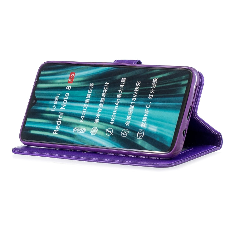 For Xiaomi Redmi Note 8 Pro Crazy Horse Texture Horizontal Flip Leather Case with Holder & Card Slots & Wallet & Photo Frame