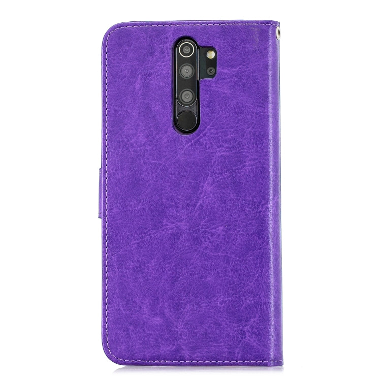 For Xiaomi Redmi Note 8 Pro Crazy Horse Texture Horizontal Flip Leather Case with Holder & Card Slots & Wallet & Photo Frame
