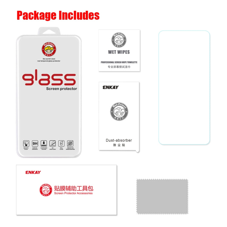 For Huawei Nova 6 ENKAY Hat-prince 0.26mm 9H 2.5D Curved Edge Tempered Glass Film