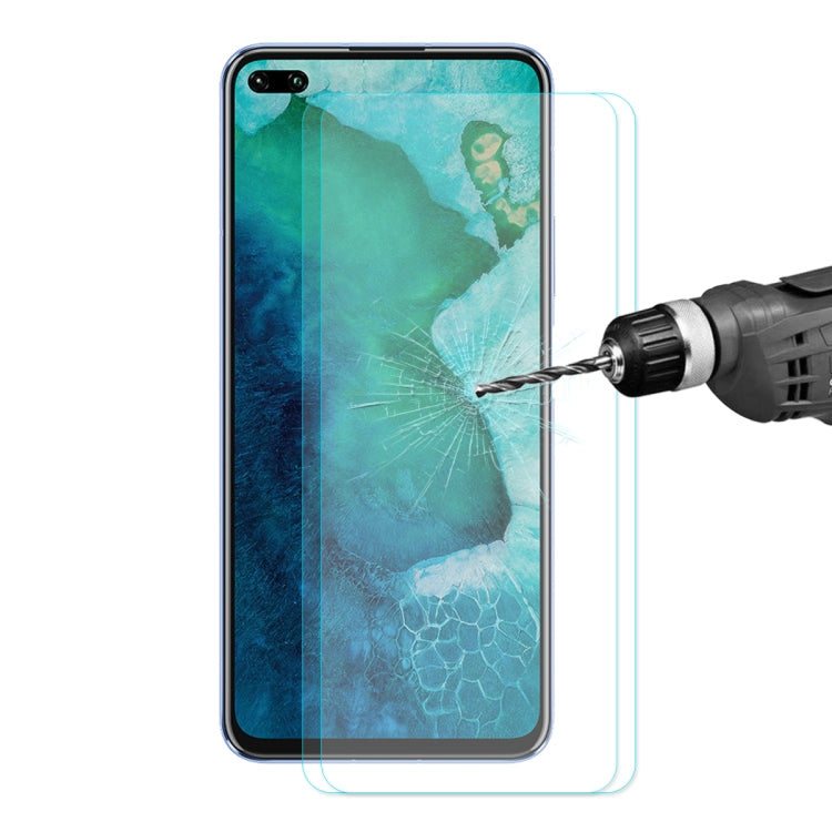 For Huawei Honor V30 / V30 Pro 2 PCS ENKAY Hat-prince 0.26mm 9H 2.5D Curved Edge Tempered Glass Film