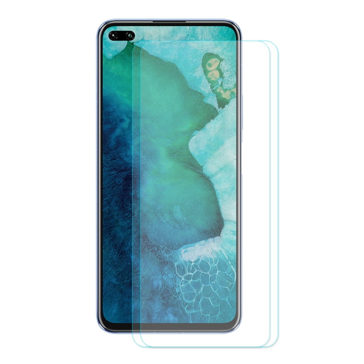 For Huawei Honor V30 / V30 Pro 2 PCS ENKAY Hat-prince 0.26mm 9H 2.5D Curved Edge Tempered Glass Film
