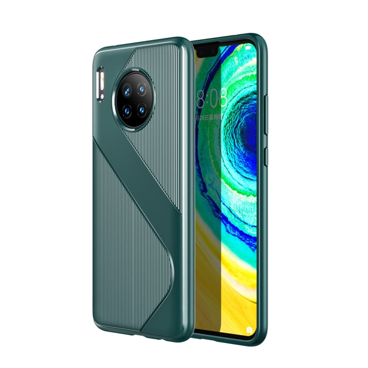 For Huawei Mate 30 S-Shaped Soft TPU Protective Cover Case