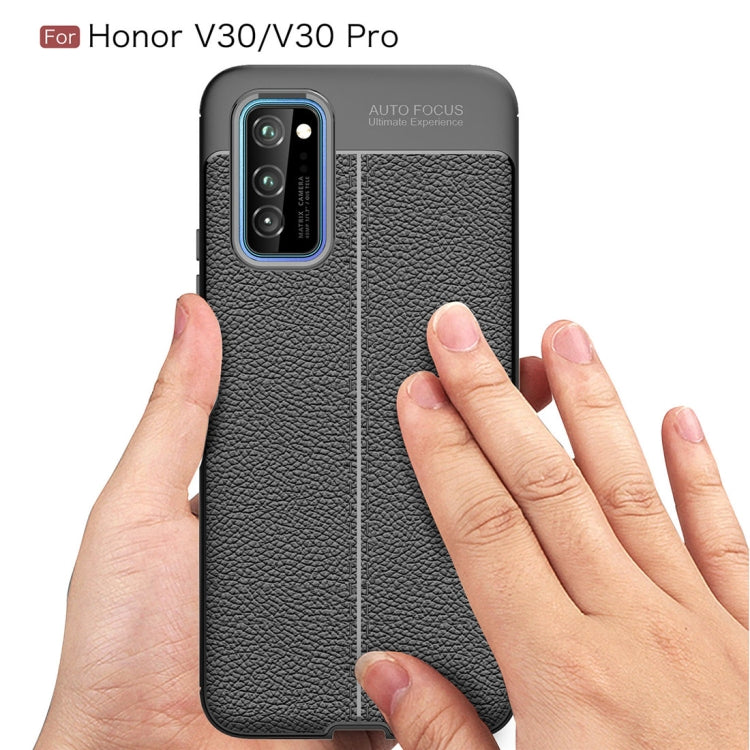 For Huawei Honor V30 / V30 Pro Litchi Texture TPU Shockproof Case