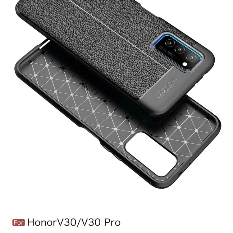 For Huawei Honor V30 / V30 Pro Litchi Texture TPU Shockproof Case