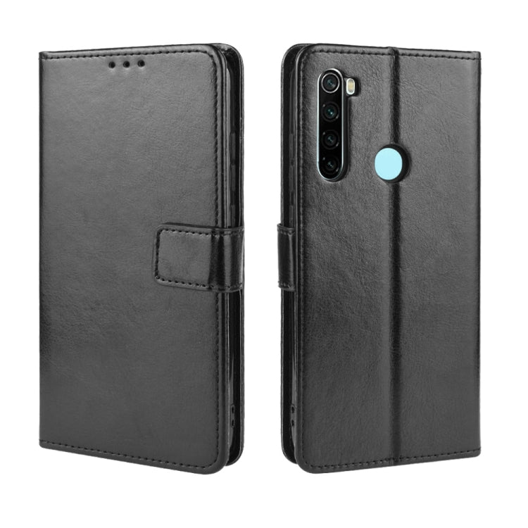 For Xiaomi Redmi Note 8T Retro Crazy Horse Texture Horizontal Flip Leather Case with Holder & Card Slots & Photo Frame