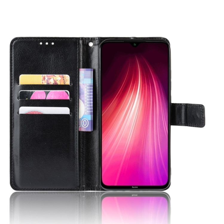 For Xiaomi Redmi Note 8T Retro Crazy Horse Texture Horizontal Flip Leather Case with Holder & Card Slots & Photo Frame