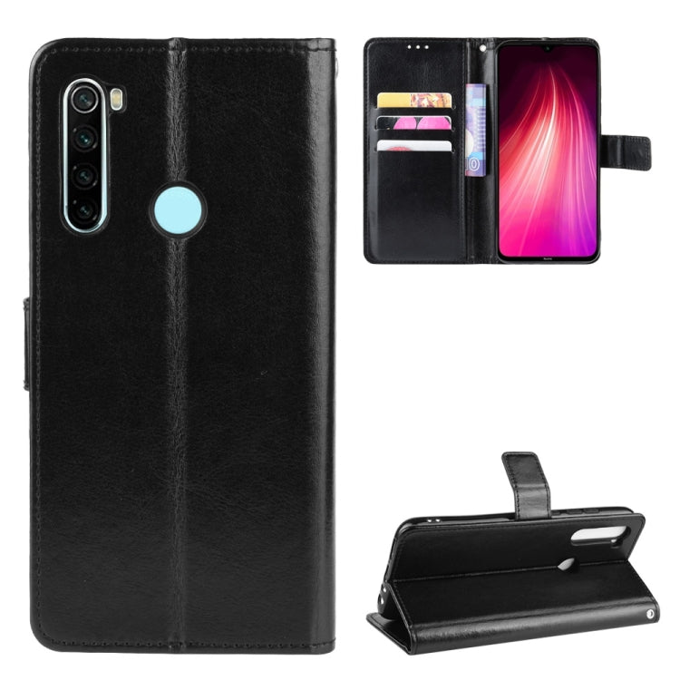 For Xiaomi Redmi Note 8T Retro Crazy Horse Texture Horizontal Flip Leather Case with Holder & Card Slots & Photo Frame