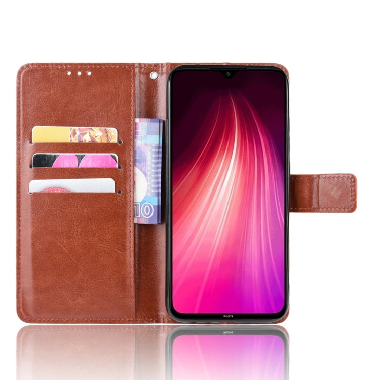 For Xiaomi Redmi Note 8T Retro Crazy Horse Texture Horizontal Flip Leather Case with Holder & Card Slots & Photo Frame