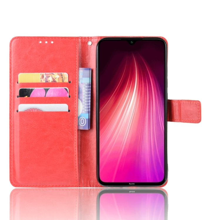 For Xiaomi Redmi Note 8T Retro Crazy Horse Texture Horizontal Flip Leather Case with Holder & Card Slots & Photo Frame