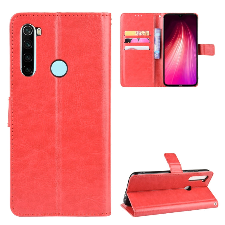 For Xiaomi Redmi Note 8T Retro Crazy Horse Texture Horizontal Flip Leather Case with Holder & Card Slots & Photo Frame