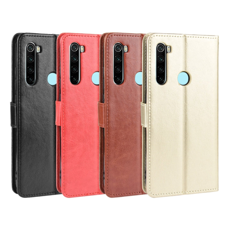 For Xiaomi Redmi Note 8T Retro Crazy Horse Texture Horizontal Flip Leather Case with Holder & Card Slots & Photo Frame