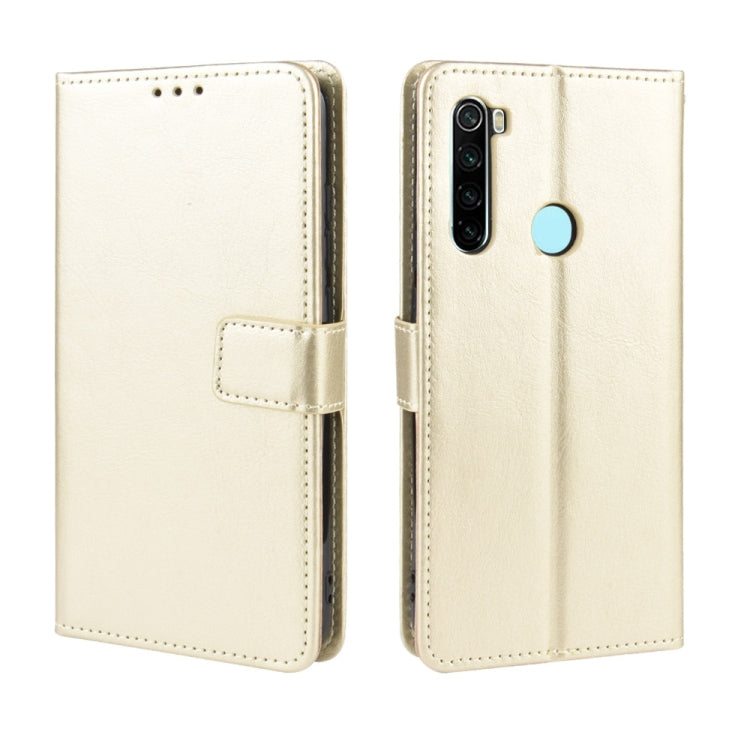 For Xiaomi Redmi Note 8T Retro Crazy Horse Texture Horizontal Flip Leather Case with Holder & Card Slots & Photo Frame